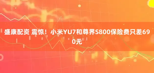 盛康配资 震惊！小米YU7和尊界S800保险费只差690元